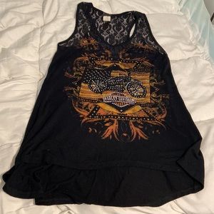 HARLEY-DAVIDSON | Black & Gold Woman’s Tank S NWOT